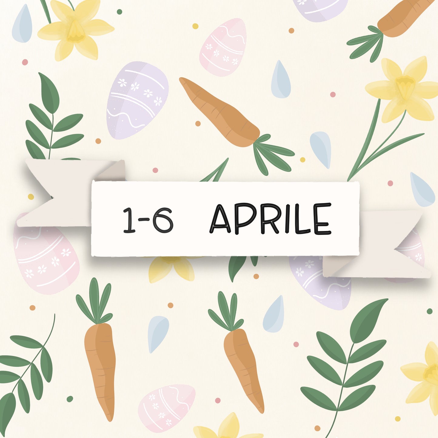 Biscotti personalizzati 1-6 aprile