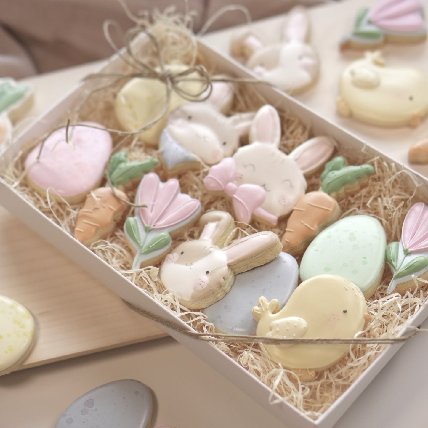 Rabbit package with egg