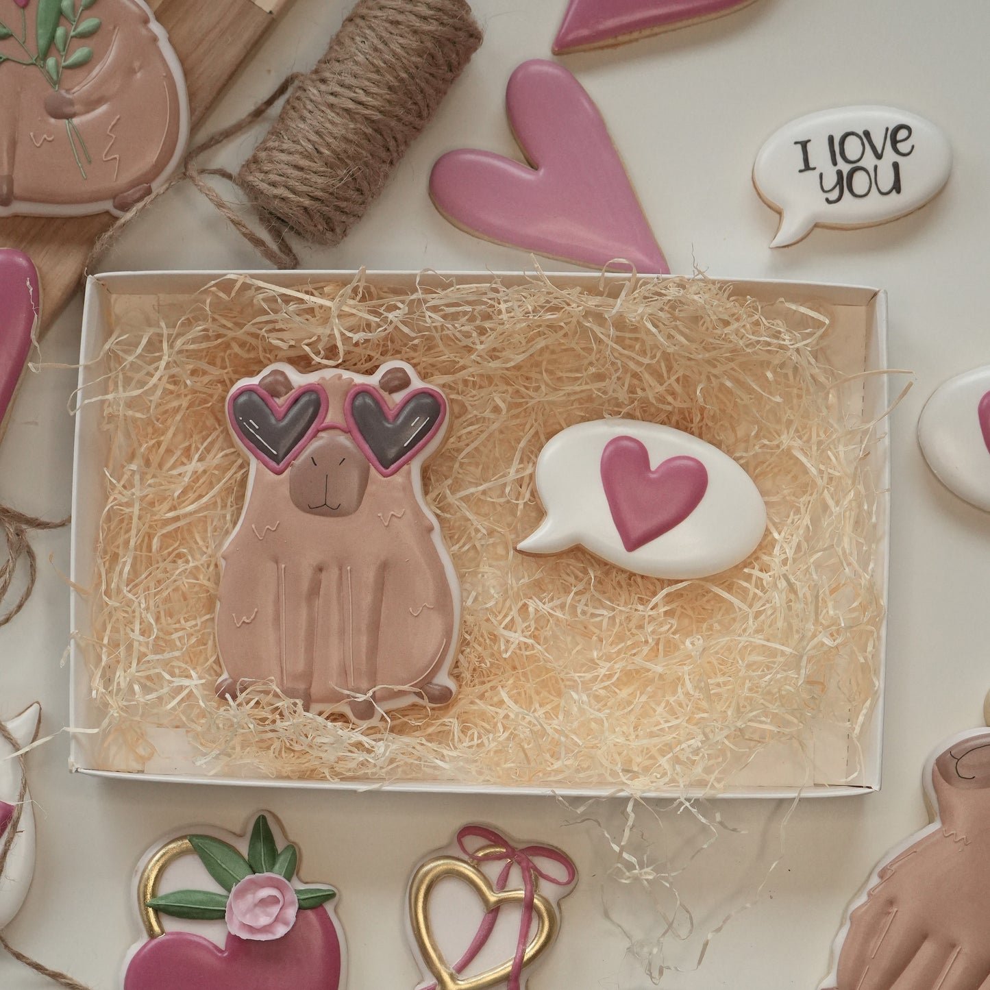 Capibara con occhiali I love You